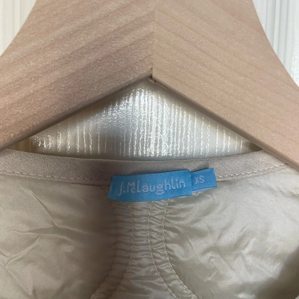 J McLaughlin Quilted Puff Liner Jacket Size XS